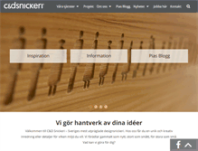 Tablet Screenshot of cdsnickeri.se